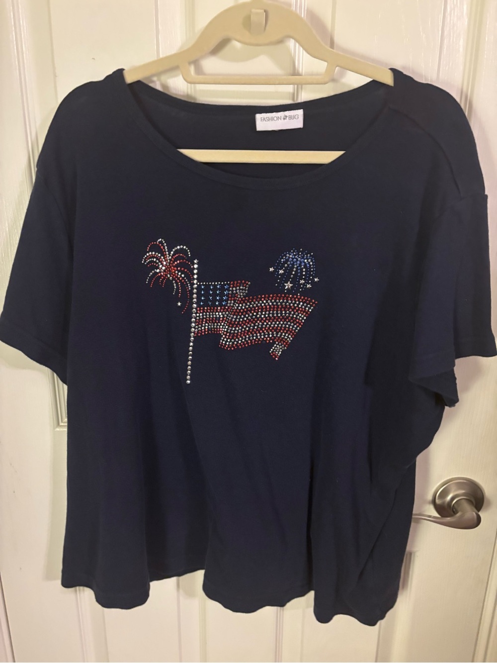 Fashion Bug Dark Navy Relaxed Crew Tee